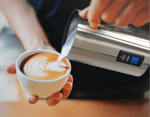 Use an electric frother