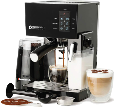 EspressoWorks 10 Pc All-In-One coffee machine